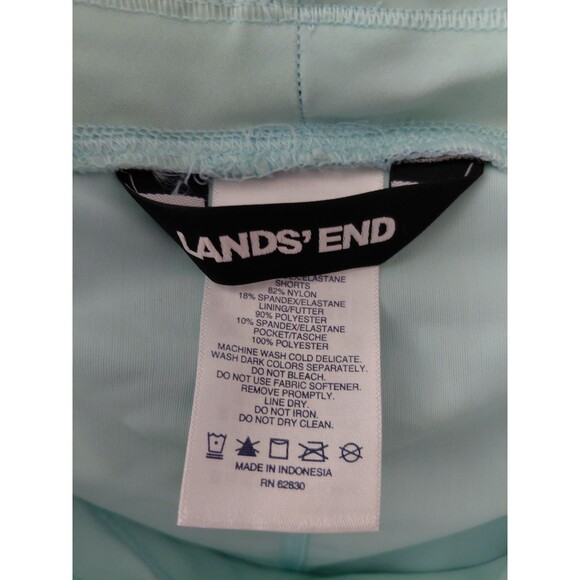 Lands' End Women's Quick Dry Elastic Waist Active Board Skort Swim Skort Size 10 - Picture 9 of 11